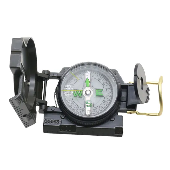 Precise Readings Metal Body Handy Lensatic Compass