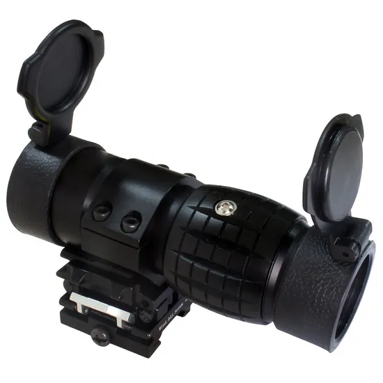 Red DOT Aim Scopes 3X Red DOT Magnifier with Mount