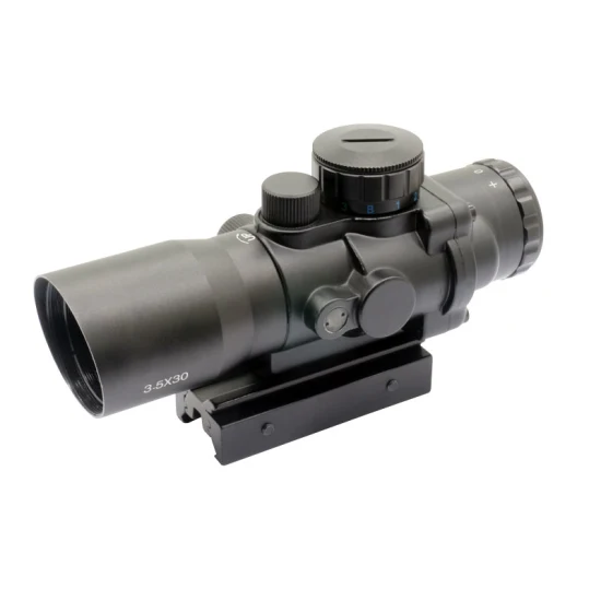 Red Green Blue Illuminated 3.5X30 Hunting Scope Riflescope