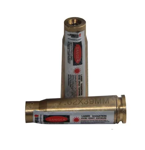 Tactical 7.62X39 Caliber Red Boresighter Laser Bore Sighter