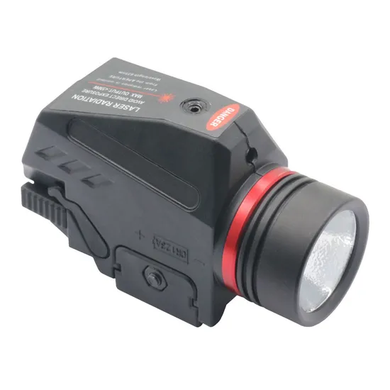 Tactical LED Torch Laser Sight Flash Light Combo