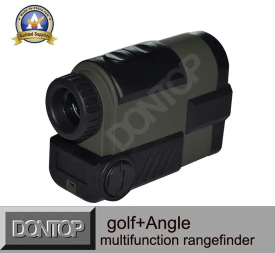 Waterproof Slope Laser Rangefinder with Pole-Lock and Angle Mode