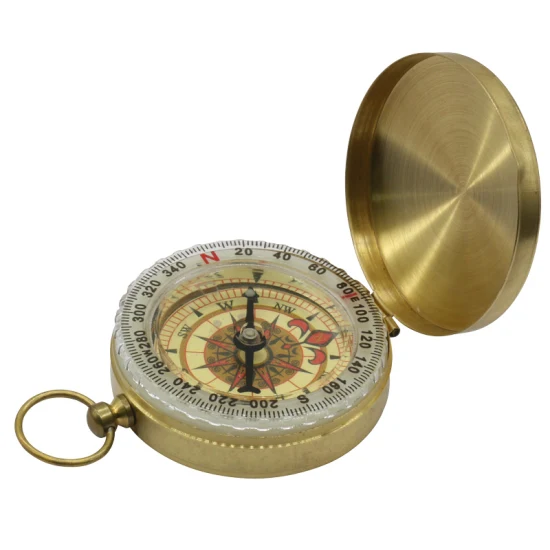 Wholesale Polished Copper Antique Gift Pocket Magnetic Compass