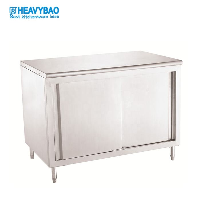 Heavybao Commercial Stainless Steel Restaurant Kitchen Work Table Food Prep Worktable Equipment