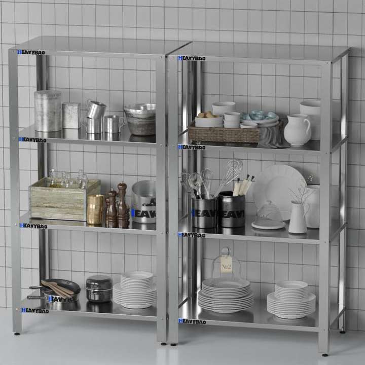 Heavybao Commercial Stainless Steel Storage Rack for Kitchen Premium Quality Stacking Racks & Shelves Manufacturing Services