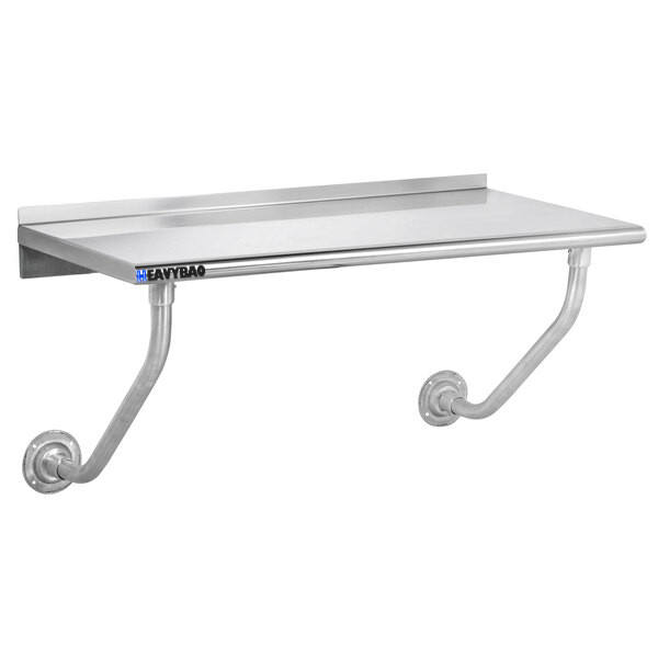 Heavybao Commercial Stainless Steel Wall Mounted Table Restaurant Prep Table Wall Mounted Kitchen Table Wholesale Distribution