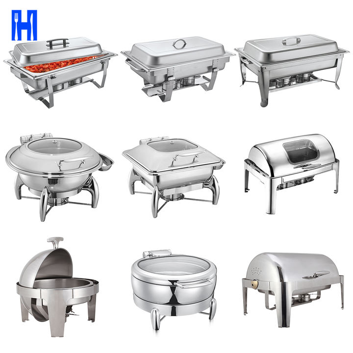 Heavybao Commercial Tool Hotel Kitchen Non Stick Large Cooking Multi-roasting GN Pan Cookware Set Industrial Exporter Factory