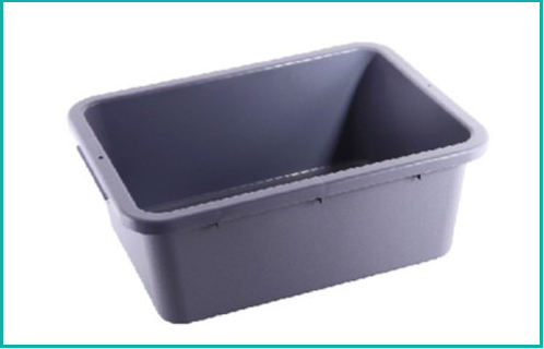 Heavybao Durable Square Plastic Storage Tote Bins Box Storage Fruit Tray For Kitchen Restaurant