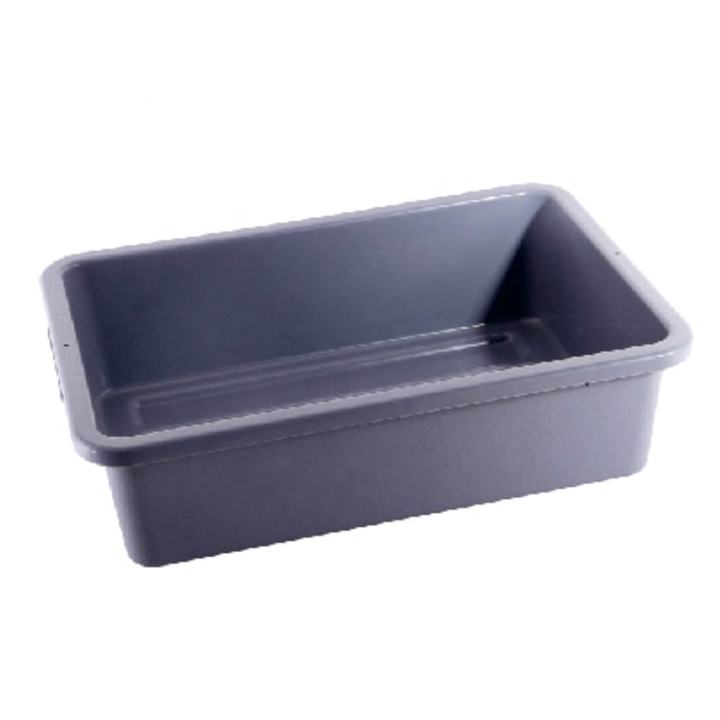 Heavybao Durable Square Plastic Storage Tote Bins Box Storage Fruit Tray For Kitchen Restaurant