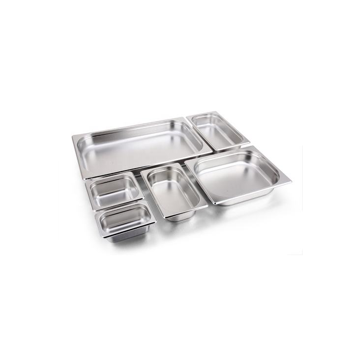 Heavybao EU Style 1/2 Stainless Steel Gastronorm GN Food Container Pan For Hotel Kitchen Equipment