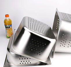 Heavybao Gastronorm Food Pan Perforated Stainless Steel For Hotel Supply