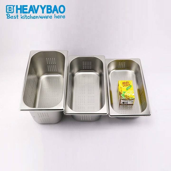 Heavybao Gastronorm Food Pan Perforated Stainless Steel For Hotel Supply