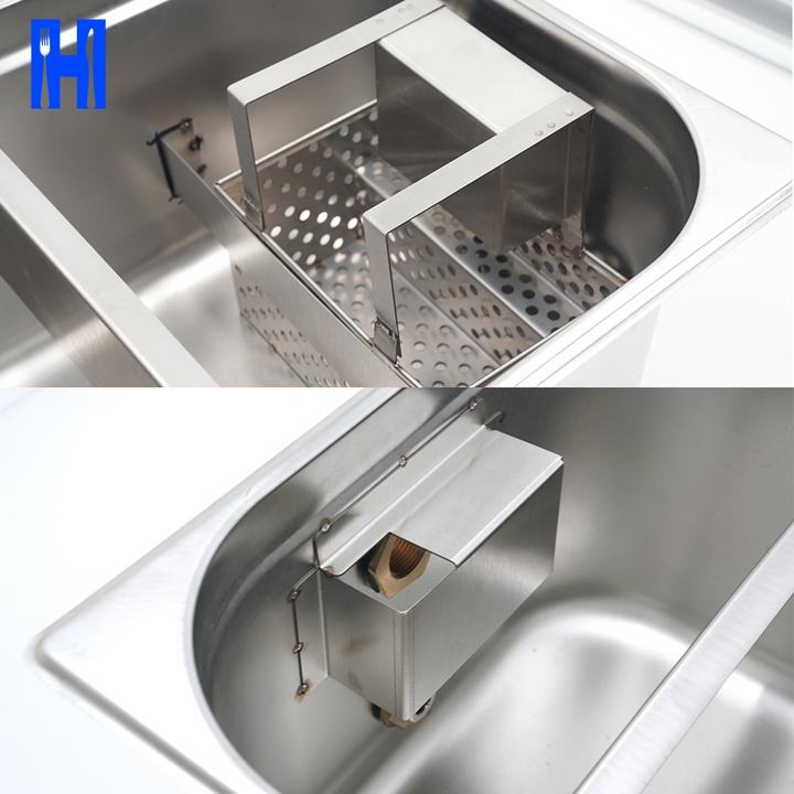 Heavybao Handmade Customizable Kitchen Food Processing Oil Water Separator Filter Grease Interceptor Stainless steel Grease Trap