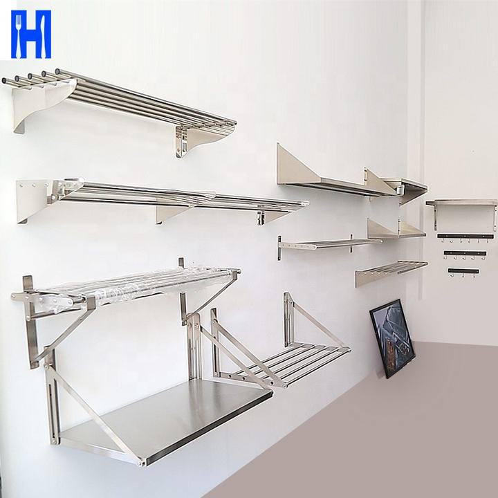 Heavybao Hot Sell Hotel Restaurant Kitchenware Stainless Steel Spice Shelves for 1/6 GN Pan