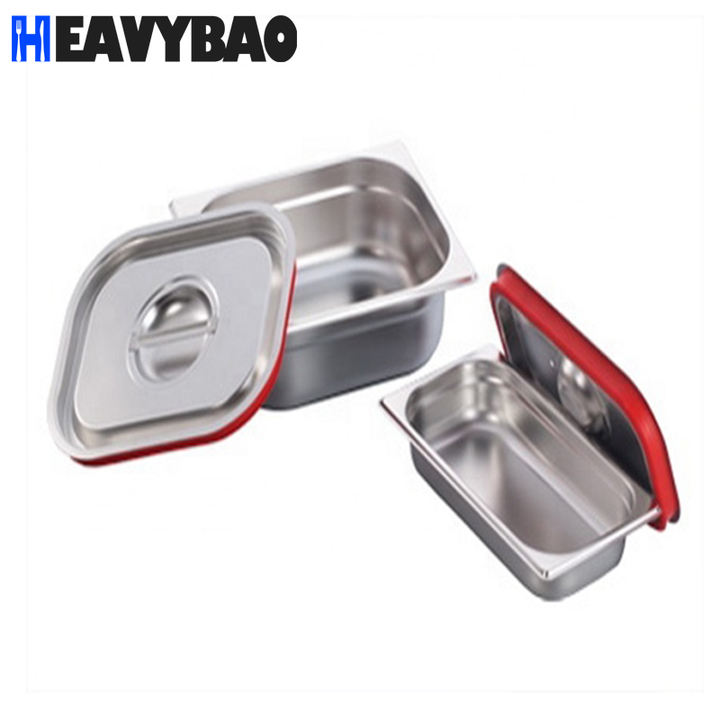 Heavybao Hotel Deep Steam Food Gastronorm Container Restaurant Supplies GN Pan Stainless Steel Pan