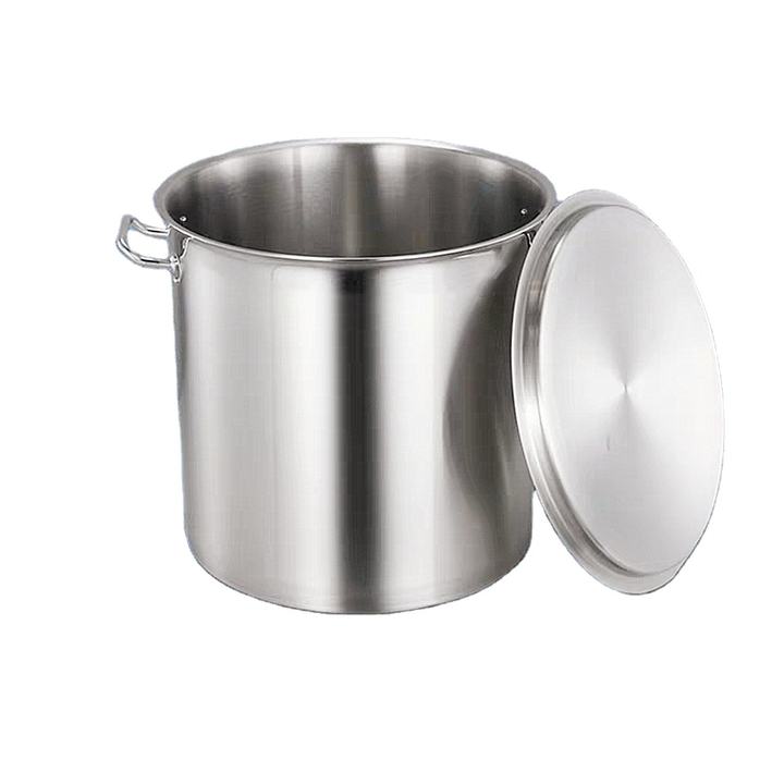 Heavybao Hotel Equipment Stainless Steel Kitchen Seal Net Soup Stock Pot Set With Handle Can Be Customized