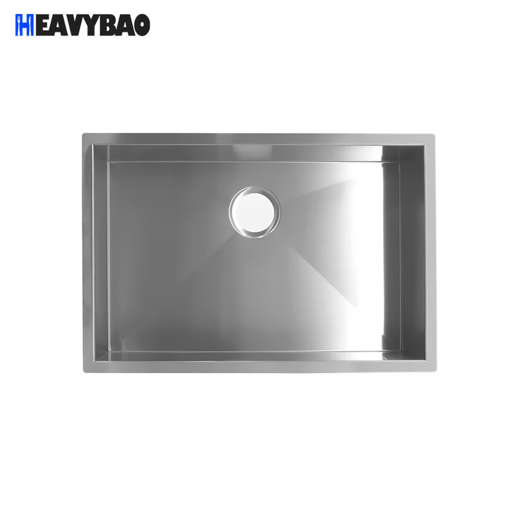 Heavybao Household Using High quality Stainless Steel deep draw under mounted Square kitchen sink