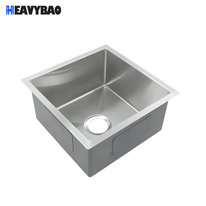 Heavybao Household Using High quality Stainless Steel deep draw under mounted Square kitchen sink