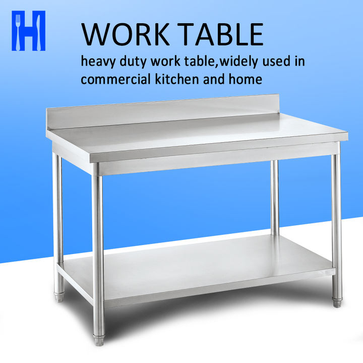 Heavybao Industrial Commercial Restaurant Worktable Catering Equipment Stainless Steel Kitchen Working Table