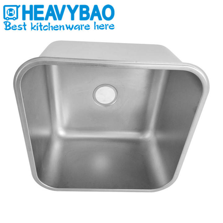 Heavybao Kitchen Stainless Steel Deep Draw Square Sink China Exporter Custom Solutions
