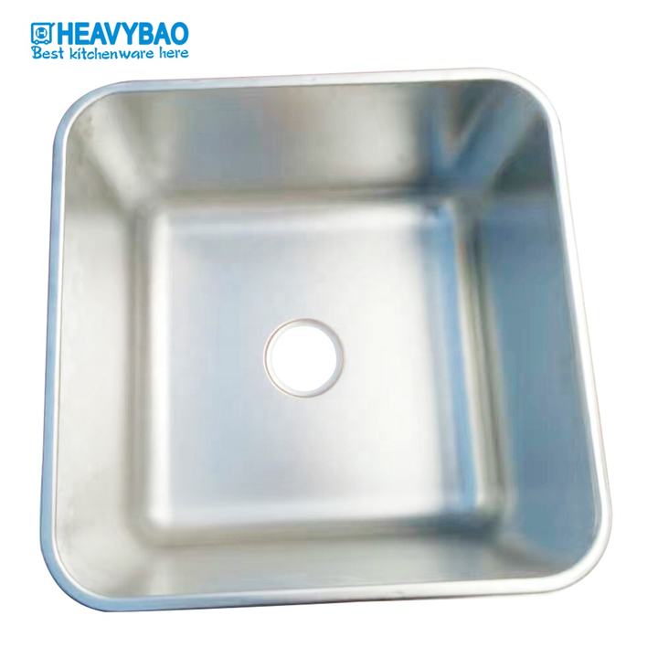 Heavybao Kitchen Stainless Steel Deep Draw Square Sink China Exporter Custom Solutions