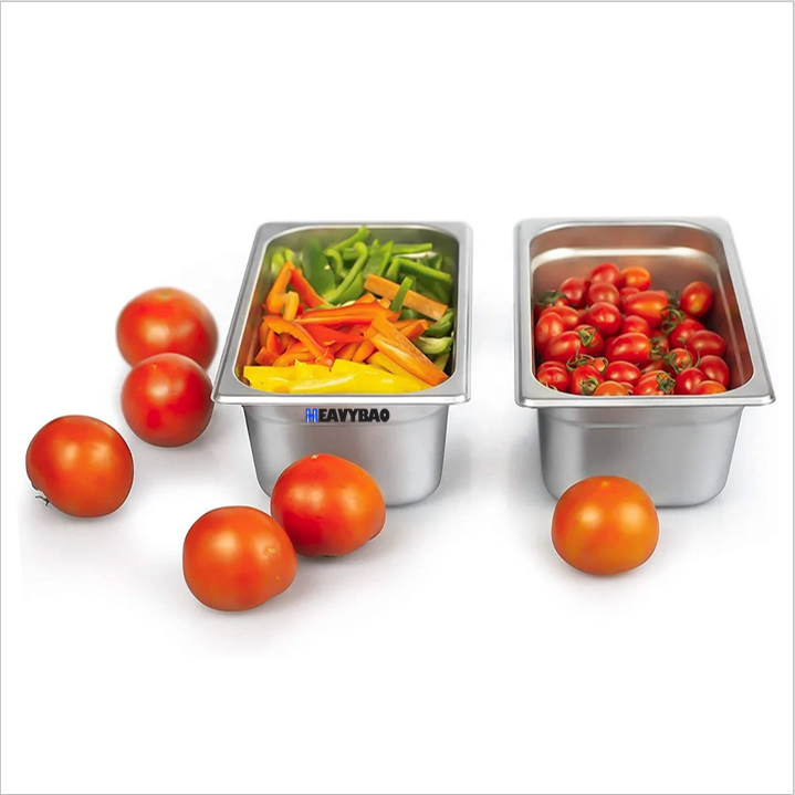 Heavybao Manufacturer Catering Stainless Steel Buffet Tray Gastronorm Container Food Pan GN Pan