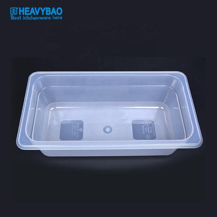 Heavybao Restaurant Kitchen Plastic Gastronorm PP GN Food Container Pan