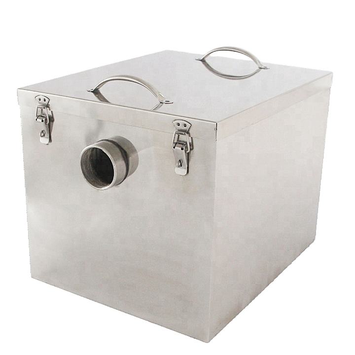 Heavybao Stainless Steel Centrifugal Water Oil Separator Grease Trap Interceptor For Restaurant Kitchen Sink Mass Production B2B
