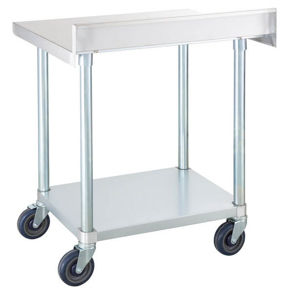 Heavybao Stainless Steel Commercial Work Table With Backsplash Catering Tables Professional Food Prep Tables