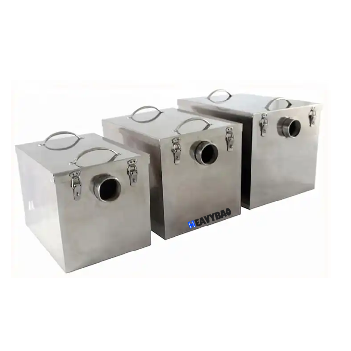 Heavybao Stainless Steel Grease Trap, Grease Trap For Kitchen/Restaurant , Oil-water Separator