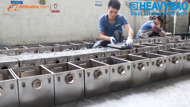 Heavybao Stainless Steel Grease Trap, Grease Trap For Kitchen/Restaurant , Oil-water Separator