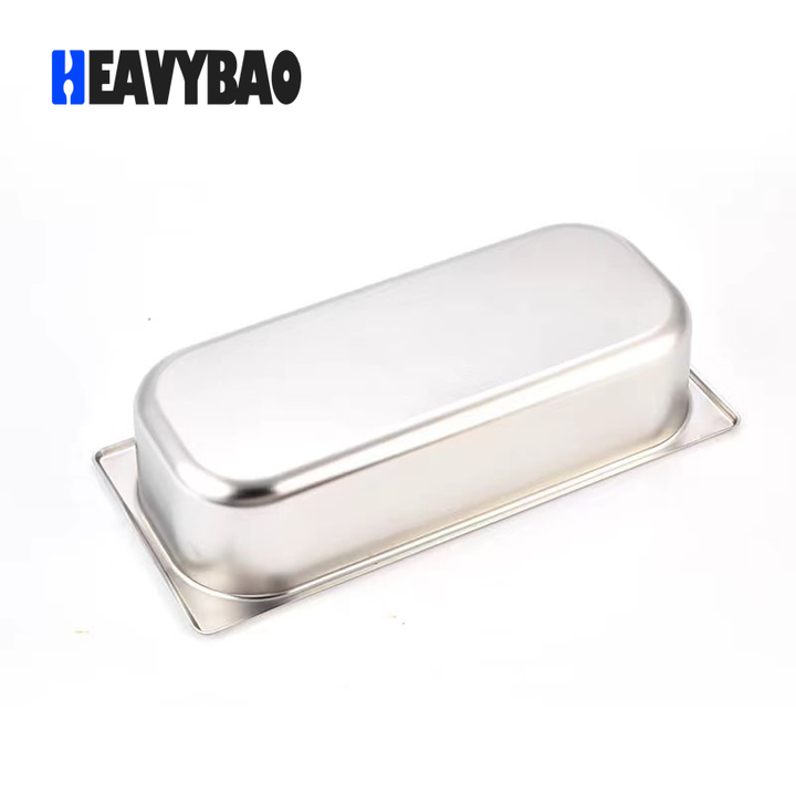 Heavybao Stainless Steel Ice-cream GN Gastronorm Pan Food Container For Hotel Buffet Restaurant Wholesale Distribution Center