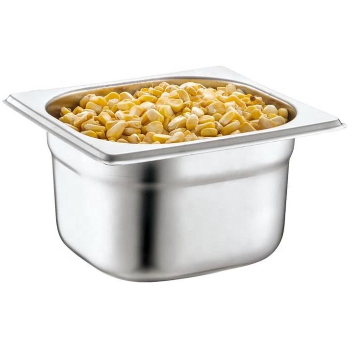 Heavybao Stainless Steel Kitchen Equipment Tool Utensil Gastronorm GN Food Containers Ice Cream Pan For Hotel Restaurant Contract Manufacturing
