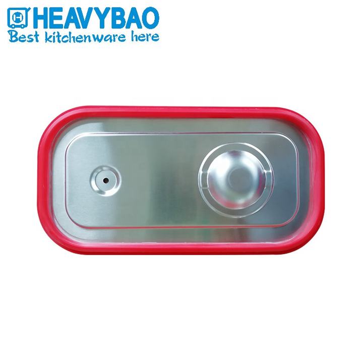 Heavybao Stainless Steel Lid Cover Food Pan with Seal Silicone For Restaurant Hotel