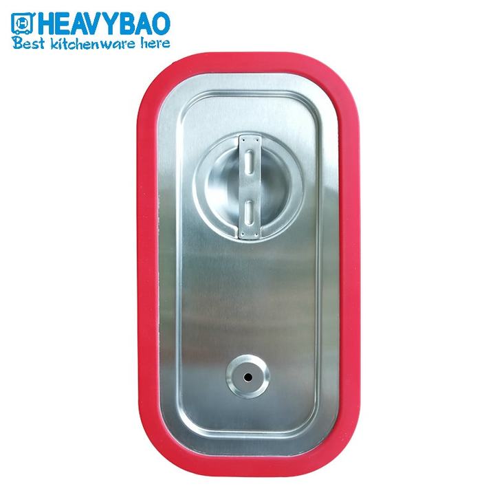 Heavybao Stainless Steel Lid Cover Food Pan with Seal Silicone For Restaurant Hotel