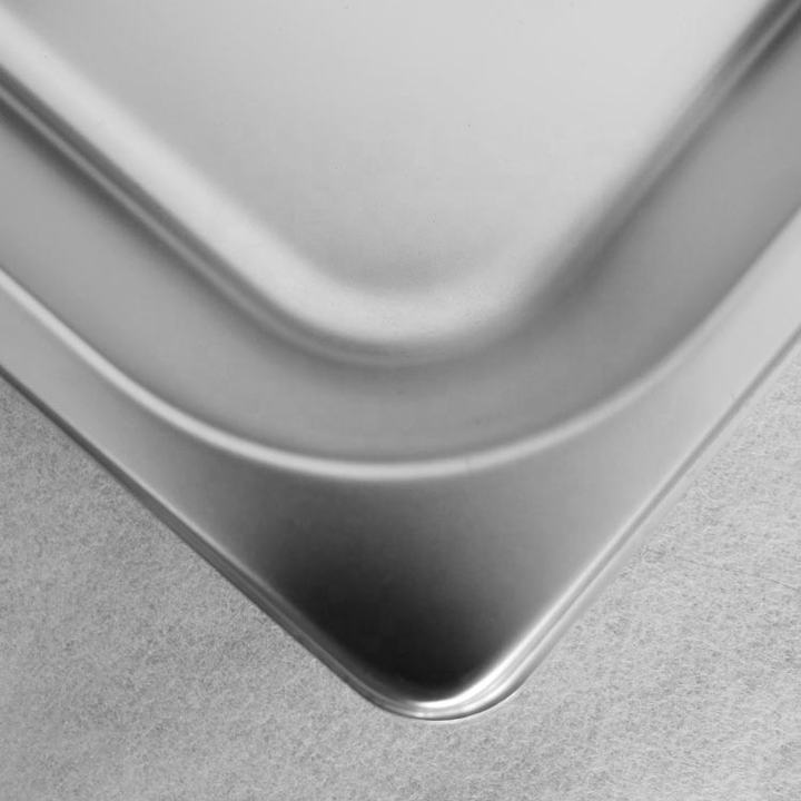 Heavybao Stainless Steel Standard GN Pan Food Container Coffee Shop Hotel Catering Equipment Wholesale Factory Customization