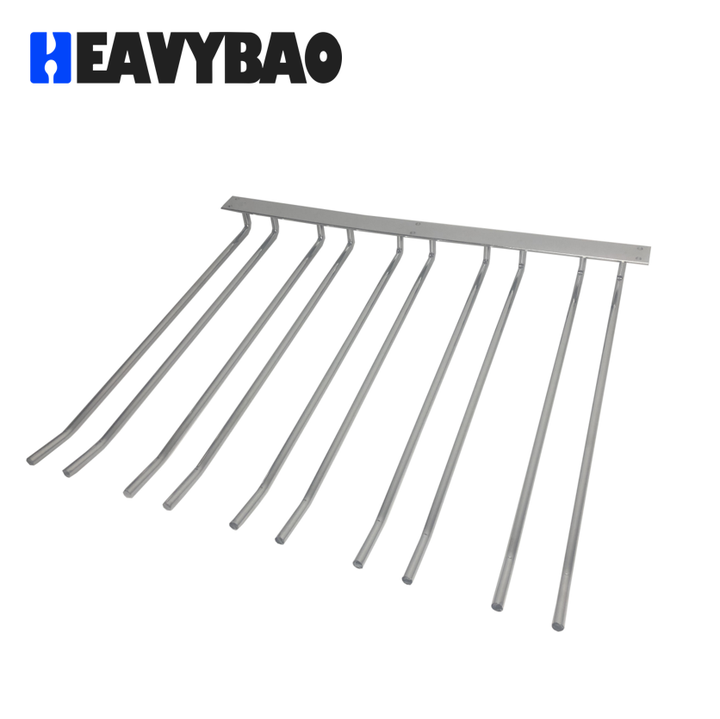 Heavybao Under Cabinet Wine Glass Rack Stemware Holder Glass Storage Hanger Organizer for Kitchen and Bar Set Mass Production B2B