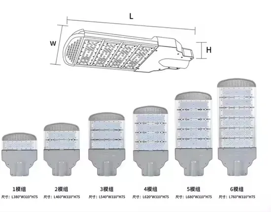 Outdoor LED Street Light Aluminum Body for Road AC Power Supply