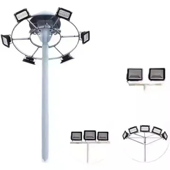 Outdoor Stadium High Mast Lighting 15m 20m 25m Galvanized High Mast Lamp Pole Lighting