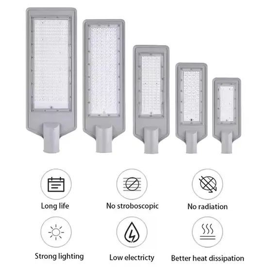 Outdoor Street Light Excellent Die-Cast Aluminum Housing Cooling Design