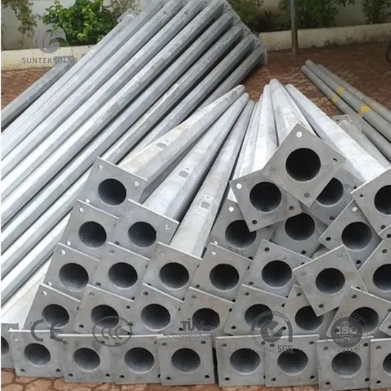 Smart Street Lamp Lighting Pole Galvanized with Low Price