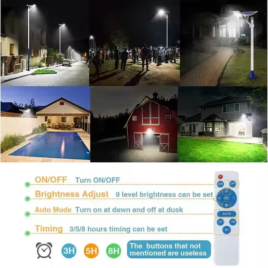 Solar LED Street Light Outdoor Lighting IP65