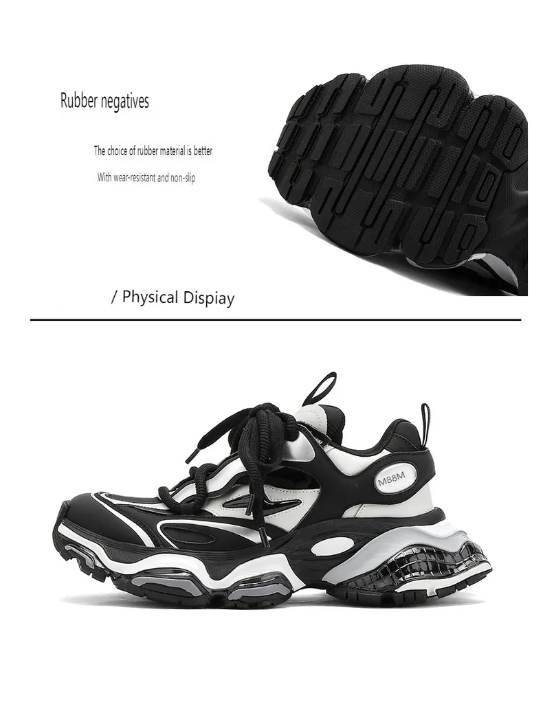 Design Chunky Sneakers Trendy Brand Casual Sports Shoes