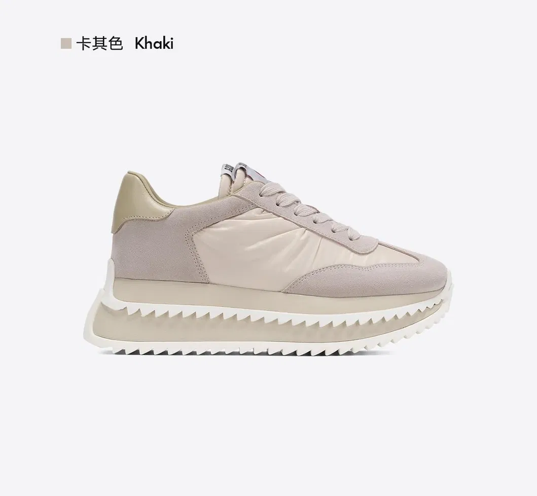 New Style Trendy Thick-Soled Forrest Gump Shoes for Women Fashionable Pleated Casual Shoes