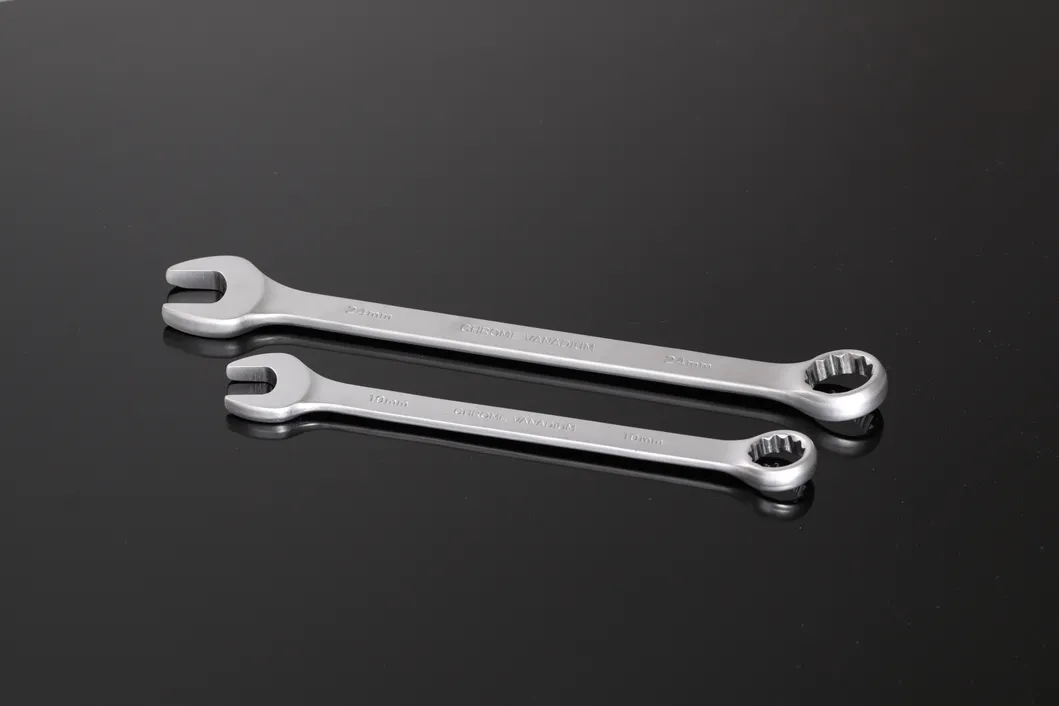 Middly Combination Wrench/Open-Ring Spanner Matt Finish 24mm Cr-V