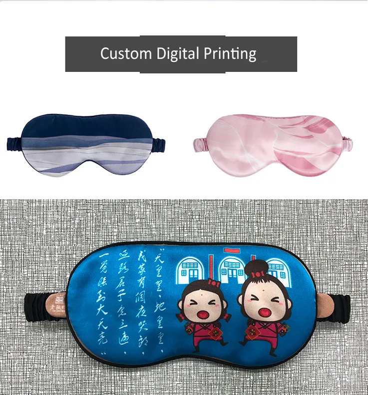 100% Silk Custom Silk Eyemask