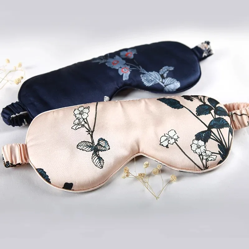 Classic Custom Design Printed Silk Eyemask China Hangzhou