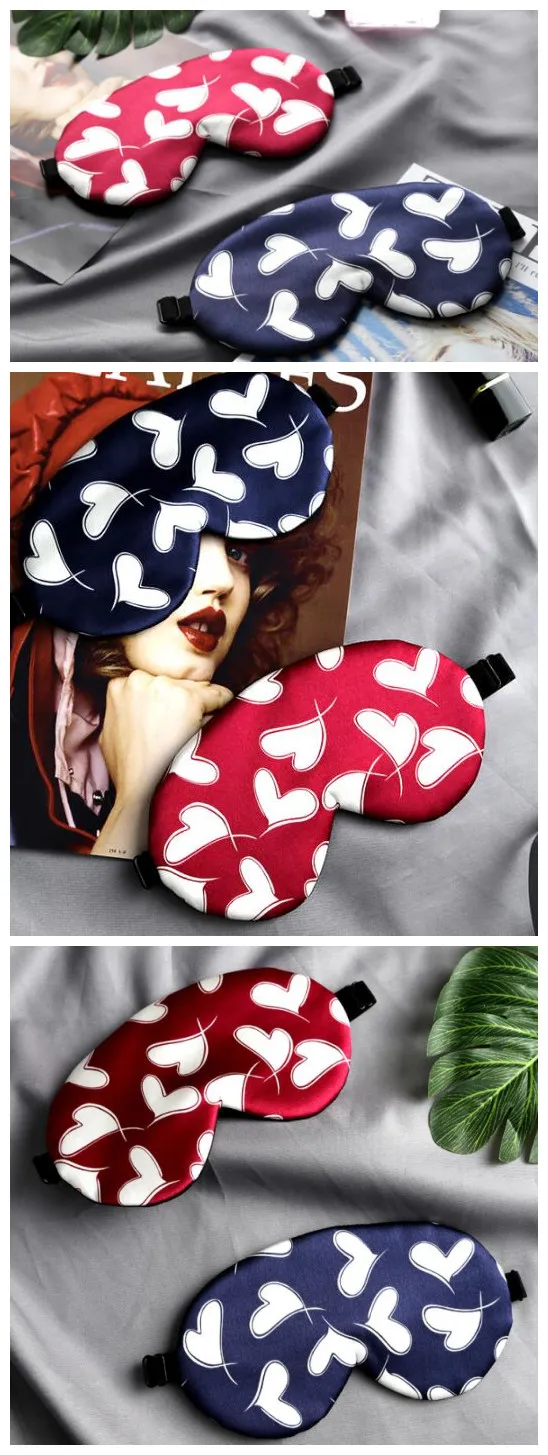 Custom Printing Silk Eye Mask