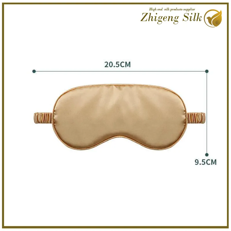 Custom Solid Color Popular Sleep Silk Eye Mask