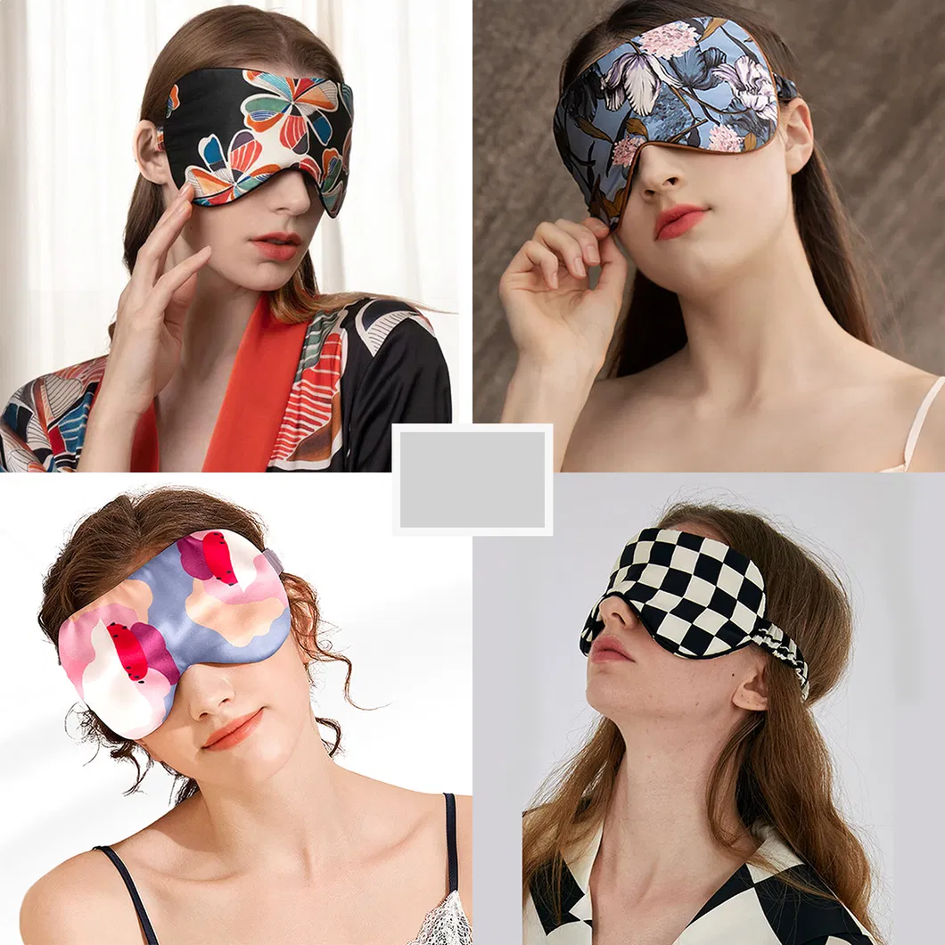 Fashion Custom Printed Beauty Silk Sleep Mask